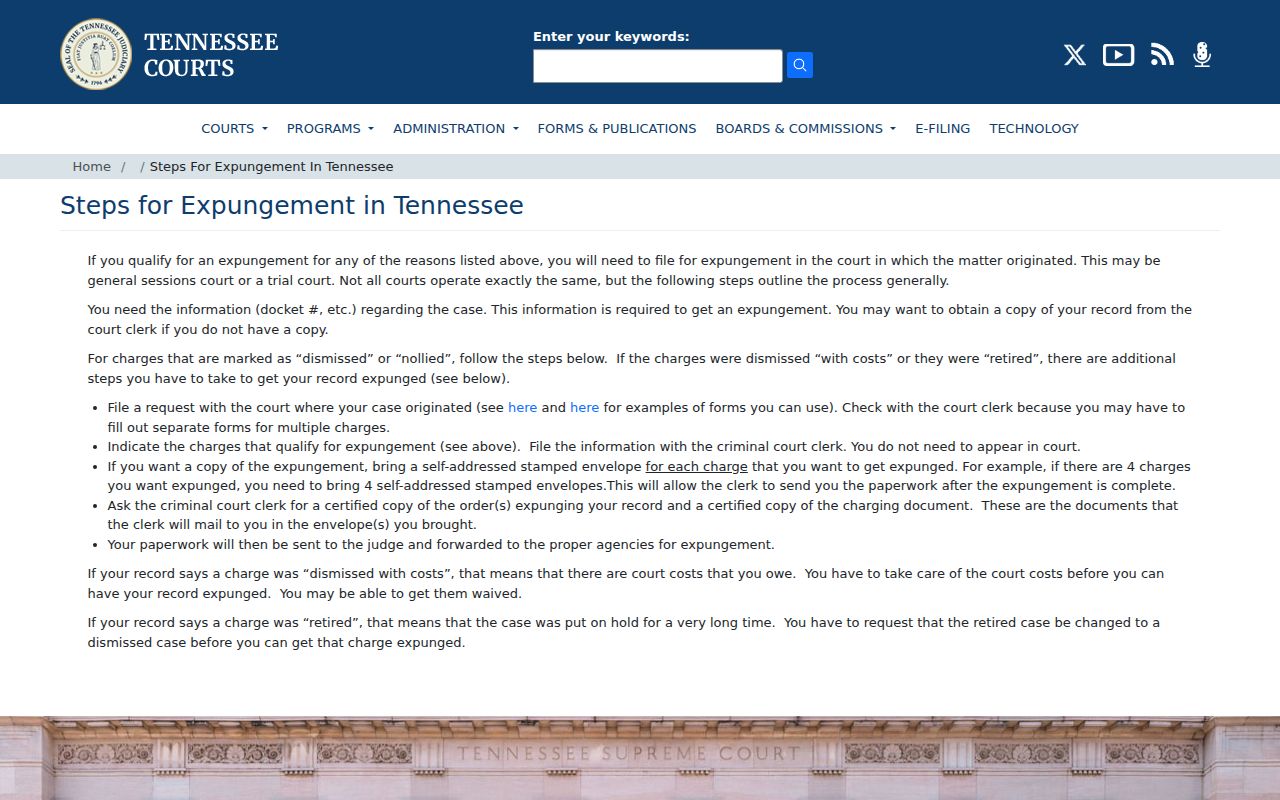 Macon County court case lookup reference for certified Tennessee court copies