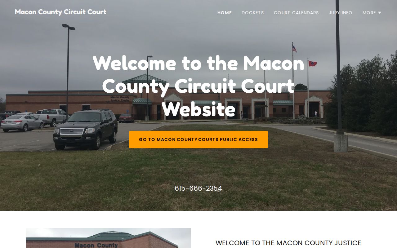 Macon County Justice Center criminal record offices