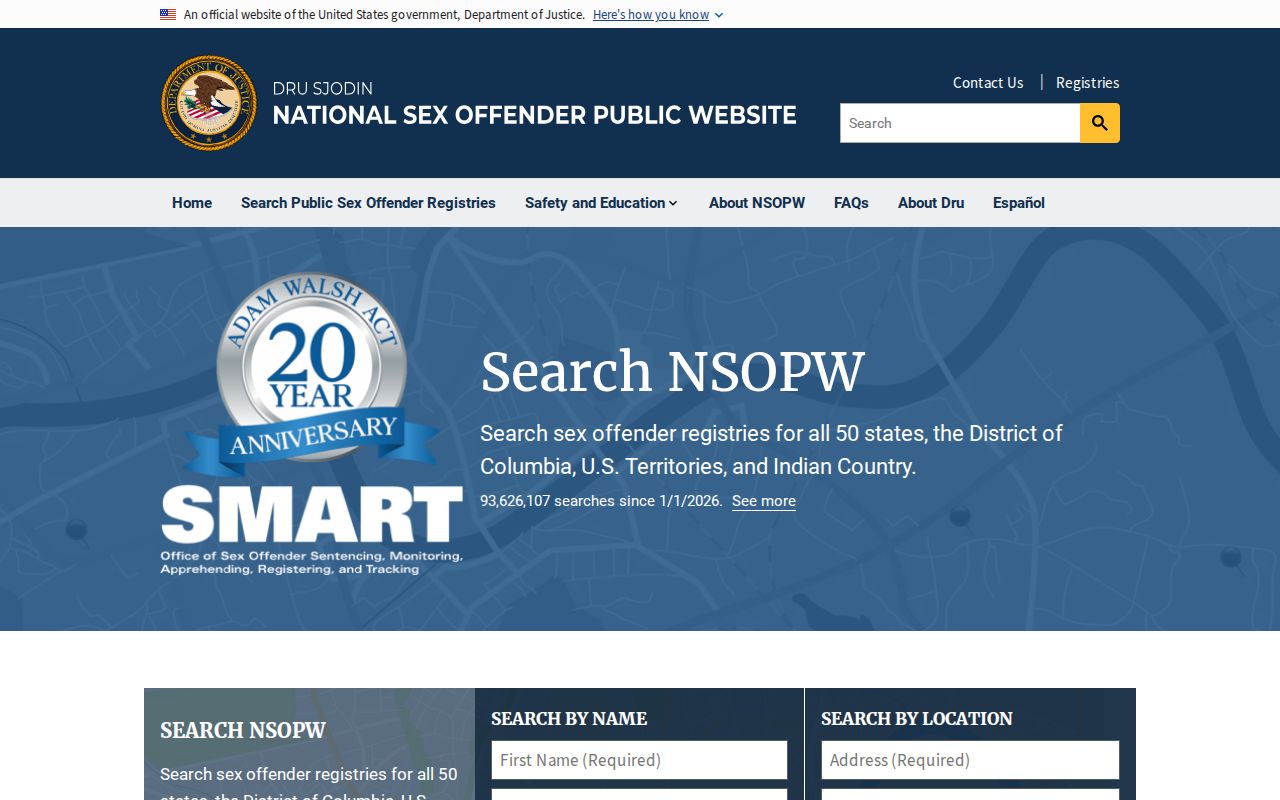 Macon County sex offender lookup on the national registry search